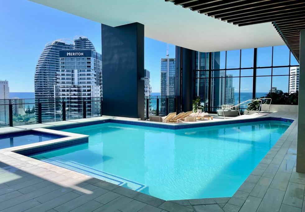 Ferienwohnung New Impressive 180° River View 1 Bed Apt With Pool 47F Gold Coast Exterior foto